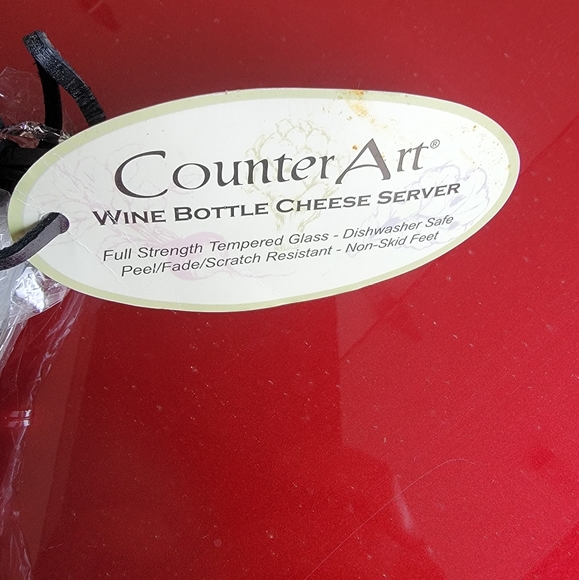 Counterart. Wine bottle cheese tray. NEW. - Picture 2 of 5